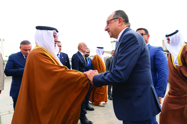 <p>His Royal Highness Prince Salman bin Hamad Al Khalifa, Crown Prince and Prime Minister, yesterday departed Egypt, following his attendance at the inauguration ceremony of the Grand Egyptian Museum, on behalf of His Majesty King Hamad.</p>
<p>He was bid farewell by Egypt&rsquo;s Public Business Sector Minister Mohamed Shimy.</p>